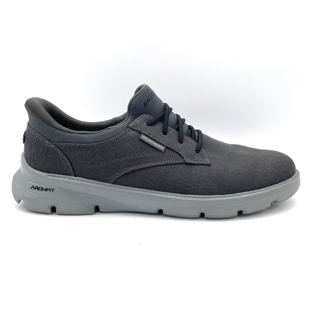 Skechers Hands Free Slip-ins Arch Fit Mens 13 Charcoal Gray Excellent 205513